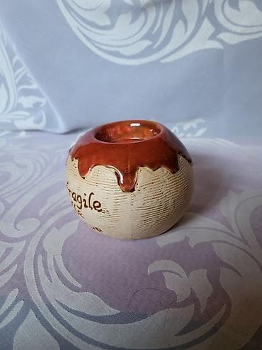 Svecnjak nov rucni rad 80te. Svecnjak za okrugle i visoke svece na lalafo.rs — 8 Svecnjak nov rucni rad 80te. Svecnjak za okrugle i visoke svece — 8