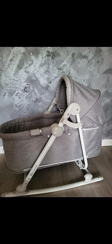 Kinderkraft prenosiva kolevka/ležaljka za bebe - Boja: siva melange na lalafo.rs — 1 Kinderkraft prenosiva kolevka/ležaljka za bebe - Boja: siva melange — 1