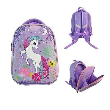 Dečiji ranac sa jednorogom – ljubičasti - Dizajn: 3D prednja ploča sa na lalafo.rs Dečiji ranac sa jednorogom – ljubičasti - Dizajn: 3D prednja ploča sa