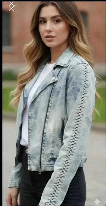 Ženska teksas jakna sa efektom ispranog trapera (svetloplava). Kratak na lalafo.rs Ženska teksas jakna sa efektom ispranog trapera (svetloplava). Kratak