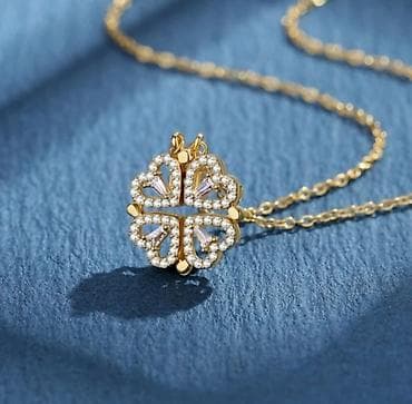 Magnet ogrlica hirurški čelik, moze da se nosi kao detelina sa četiri na lalafo.rs — 1 Magnet ogrlica hirurški čelik, moze da se nosi kao detelina sa četiri — 1