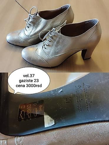 Kožne ženske cipele na pertlanje, model oksford sa potpeticom. - na lalafo.rs — 1 Kožne ženske cipele na pertlanje, model oksford sa potpeticom. - — 1