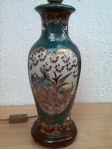 Japanska Lampa Porcelan Velika Japanska stona lampa, od porcelana na lalafo.rs — 1 Japanska Lampa Porcelan Velika Japanska stona lampa, od porcelana — 1