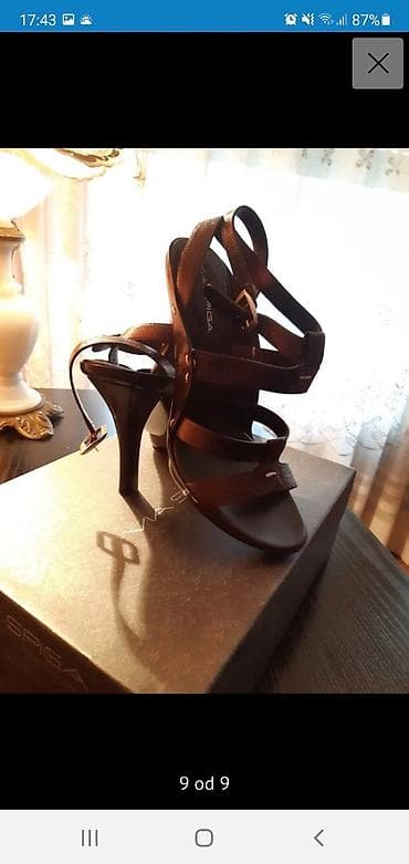Via Spiga sandale, kozne, braon, broj 38, visina potpetice 12cm na lalafo.rs — 2 Via Spiga sandale, kozne, braon, broj 38, visina potpetice 12cm — 2