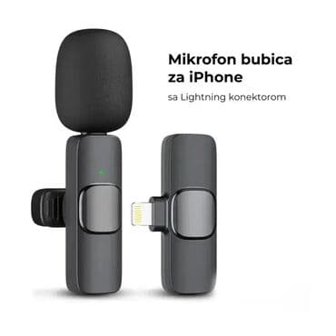Bezični mikrofon za sve modele iPhone i iPad uredjaja sa lightning na lalafo.rs Bezični mikrofon za sve modele iPhone i iPad uredjaja sa lightning