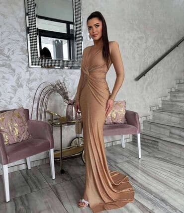 A-Dress S (EU 36), M, bоја - Zlatna, Večernji, maturski, Dugih rukava na lalafo.rs A-Dress S (EU 36), M, bоја - Zlatna, Večernji, maturski, Dugih rukava