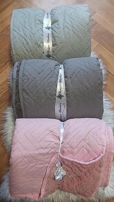Štepani Krzneni prekrivači 200x220 3500 din na lalafo.rs — 2 Štepani Krzneni prekrivači 200x220 3500 din — 2