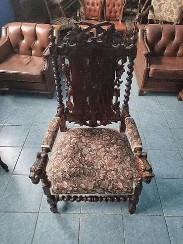 Stilski klub stolovi: Stilska fotelja u odlicnom stanju na lalafo.rs — 2 Stilski klub stolovi: Stilska fotelja u odlicnom stanju — 2