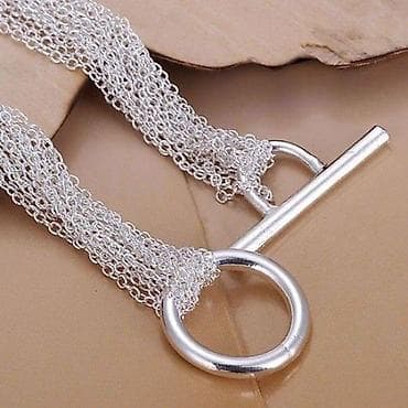 Personal Items: Srebrna višeslojna ogrlica sa T kopčom - Dizajn: masivni okrugli at lalafo.rs — 3 Personal Items: Srebrna višeslojna ogrlica sa T kopčom - Dizajn: masivni okrugli — 3