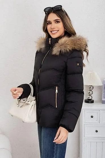 Ženska zimska jakna sa kapuljačom i krznenim obodom L-3xl - Boja na lalafo.rs — 1 Ženska zimska jakna sa kapuljačom i krznenim obodom L-3xl - Boja — 1