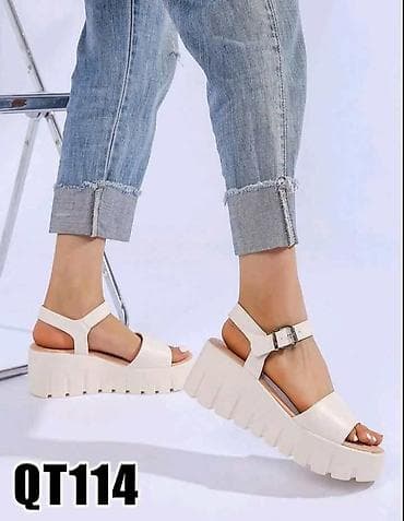 Ženske platform sandale QT114 - Model: QT114 - Boje: bela i crna - na lalafo.rs — 1 Ženske platform sandale QT114 - Model: QT114 - Boje: bela i crna - — 1