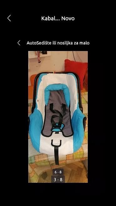 Auto sedište ili nosiljka do 13 kg Lorelli
Mirjevo at lalafo.rs — 3 Auto sedište ili nosiljka do 13 kg Lorelli
Mirjevo — 3