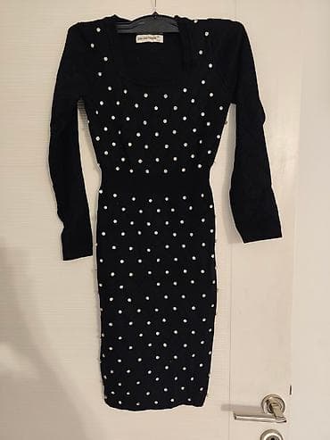 Crna pletena haljina sa dugim rukavima – Jean Louis Francoise (oznaka na lalafo.rs — 1 Crna pletena haljina sa dugim rukavima – Jean Louis Francoise (oznaka — 1