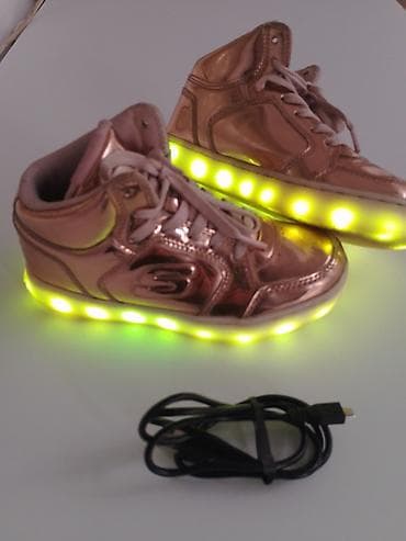 Svetleće patike – visoki model, metalik zlatno/rose-gold završna na lalafo.rs — 8 Svetleće patike – visoki model, metalik zlatno/rose-gold završna — 8