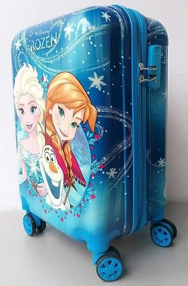 Backpacks, bags and suitcases: Disney Frozen dečji kofer na točkiće - Tvrdi kofer sa sjajnom plavom at lalafo.rs — 4 Backpacks, bags and suitcases: Disney Frozen dečji kofer na točkiće - Tvrdi kofer sa sjajnom plavom — 4
