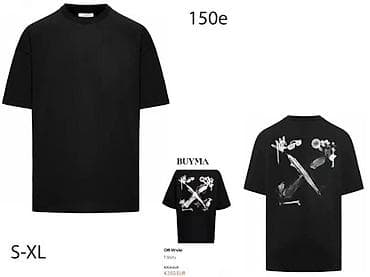 T-shirt Off-White, color - Black at lalafo.rs T-shirt Off-White, color - Black