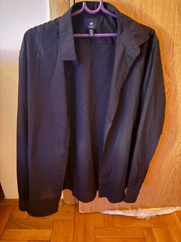 Košulja Na duge rukave, M, H&M, bоја - Crna, Pamuk na lalafo.rs Košulja Na duge rukave, M, H&M, bоја - Crna, Pamuk