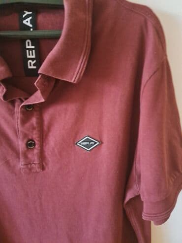 Replay muska majca L vel bordo nosena bez tragova ostecenja at lalafo.rs Replay muska majca L vel bordo nosena bez tragova ostecenja