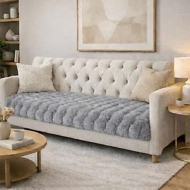 Zaštitni prekrivač krzneni za sedište sofe – dekorativni i praktičan na lalafo.rs — 2 Zaštitni prekrivač krzneni za sedište sofe – dekorativni i praktičan — 2