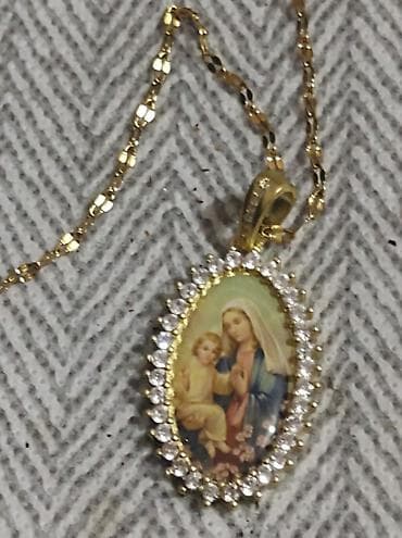 Ogrlica i privezak hiruški čelik sa žigom na lalafo.rs — 1 Ogrlica i privezak hiruški čelik sa žigom — 1