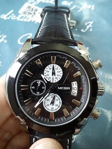 Muski rucni sat sa hronografima i datumom-Nov u kutiji Fenomenalan Nov na lalafo.rs — 1 Muski rucni sat sa hronografima i datumom-Nov u kutiji Fenomenalan Nov — 1