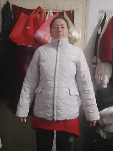 Ženska zimska jakna – siva - Model: topla, prošivena jakna do kukova na lalafo.rs Ženska zimska jakna – siva - Model: topla, prošivena jakna do kukova