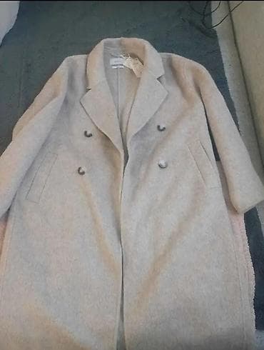 Ženski kaput RESERVED – model Wool Double - Boja: svetlosiva (melanž) at lalafo.rs — 1 Ženski kaput RESERVED – model Wool Double - Boja: svetlosiva (melanž) — 1