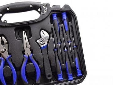 Tools & Equipment: Komplet ručnog alata u koferu – sve što je potrebno za kućne popravke at lalafo.rs — 9 Tools & Equipment: Komplet ručnog alata u koferu – sve što je potrebno za kućne popravke — 9