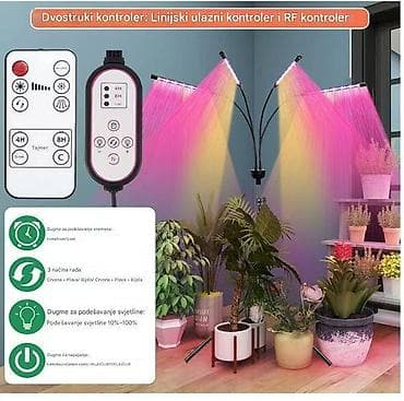 Coal and wood: LED lampa za biljke sa stativom i 5 fleksibilne svetlosne trake - Pun at lalafo.rs — 3 Coal and wood: LED lampa za biljke sa stativom i 5 fleksibilne svetlosne trake - Pun — 3