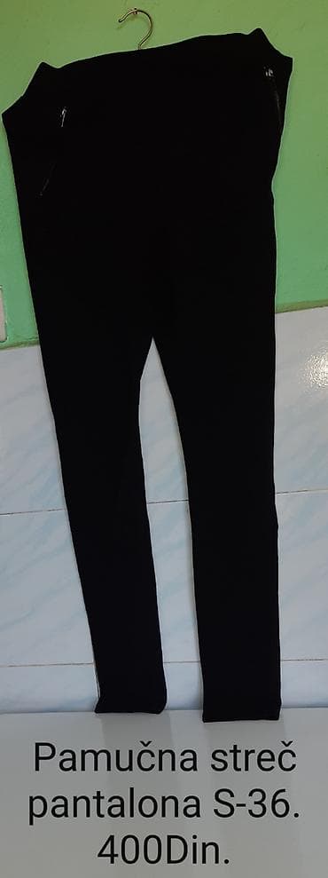 pantalone gina benotti: Pamučne streč pantalone – veličina S (36) - Materijal: mekan pamučni na lalafo.rs — 1 pantalone gina benotti: Pamučne streč pantalone – veličina S (36) - Materijal: mekan pamučni — 1