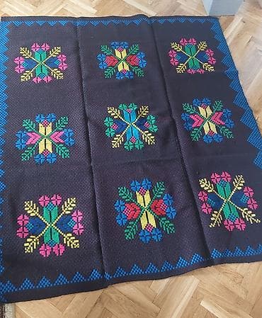 Vuneni, rucno tkani prekrivaci. Radjeni pre vise od 60 godina, nisu na lalafo.rs — 2 Vuneni, rucno tkani prekrivaci. Radjeni pre vise od 60 godina, nisu — 2