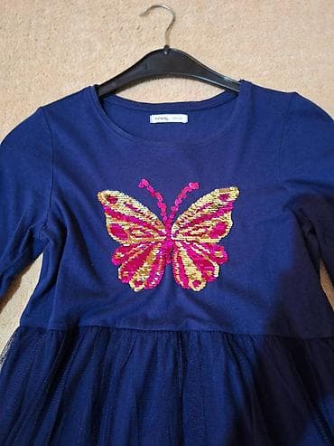 Kao nova teget plava haljina sa tilom 140 – 8, 9 10 Jednom nošena na lalafo.rs — 3 Kao nova teget plava haljina sa tilom 140 – 8, 9 10 Jednom nošena — 3