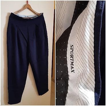 pantalone gina benotti: Sportmax ženske pantalone – tamnoplave - Veličina: 36 - Dimenzije na lalafo.rs — 2 pantalone gina benotti: Sportmax ženske pantalone – tamnoplave - Veličina: 36 - Dimenzije — 2