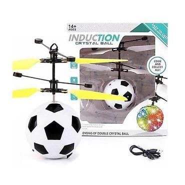 Leteća LED lopta – Induction Crystal Ball (motiv fudbalske lopte) - na lalafo.rs Leteća LED lopta – Induction Crystal Ball (motiv fudbalske lopte) -