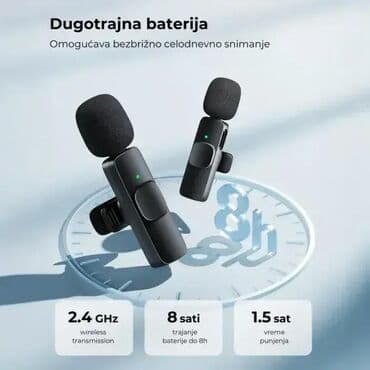 Bezični mikrofon za sve modele iPhone i iPad uredjaja sa lightning na lalafo.rs Bezični mikrofon za sve modele iPhone i iPad uredjaja sa lightning