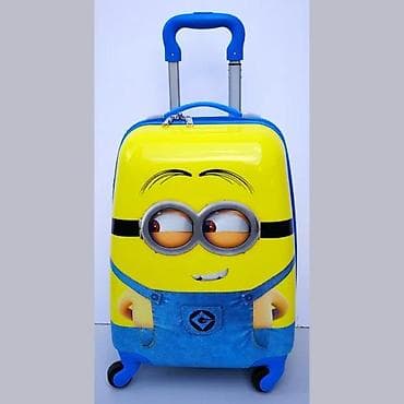 Backpacks, bags and suitcases: Dečji kofer sa motivom Miniona - Čvrsta ABS/PC školjka sa sjajnom at lalafo.rs — 1 Backpacks, bags and suitcases: Dečji kofer sa motivom Miniona - Čvrsta ABS/PC školjka sa sjajnom — 1