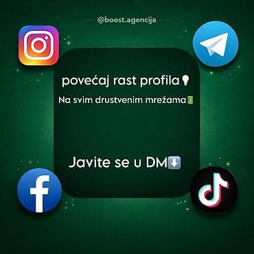 Profesionalna usluga rasta profila na svim društvenim mrežama. Šta na lalafo.rs Profesionalna usluga rasta profila na svim društvenim mrežama. Šta