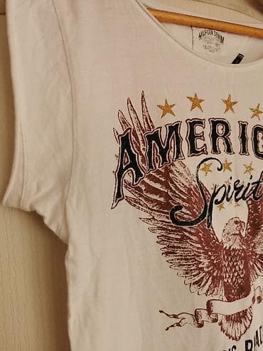 Ženska majica kratkih rukava Tommy Hilfiger (Hilfiger Denim). Bela na lalafo.rs — 2 Ženska majica kratkih rukava Tommy Hilfiger (Hilfiger Denim). Bela — 2