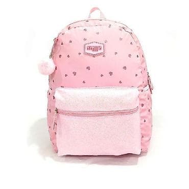 Backpacks, bags and suitcases: Ružičasti ranac sa srcima i šljokičastim prednjim džepom - Boja at lalafo.rs — 1 Backpacks, bags and suitcases: Ružičasti ranac sa srcima i šljokičastim prednjim džepom - Boja — 1