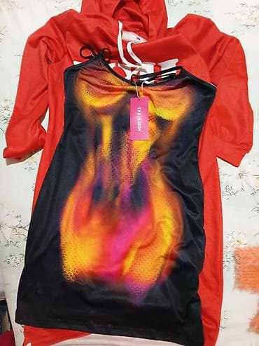 Komplet ženske garderobe – 3 komada 1) Dukserica-haljina sa na lalafo.rs — 2 Komplet ženske garderobe – 3 komada 1) Dukserica-haljina sa — 2