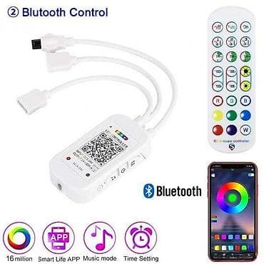 🌈 RGB KONTROLER 5–24V Tuya WiFi • Bluetooth • IR • Voice Control 📞 na lalafo.rs — 3 🌈 RGB KONTROLER 5–24V Tuya WiFi • Bluetooth • IR • Voice Control 📞 — 3