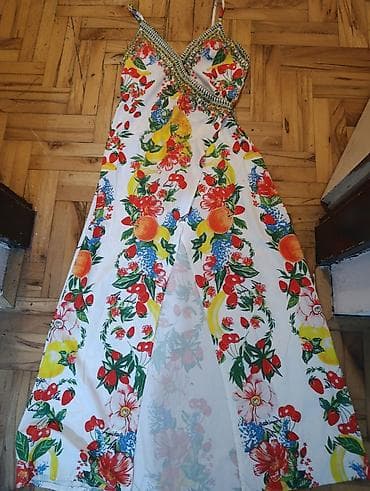 Letnja maxi haljina na bretele – CBR, veličina S - Model: duga na lalafo.rs — 1 Letnja maxi haljina na bretele – CBR, veličina S - Model: duga — 1