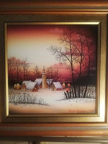 NAIVA NA STAKLU ZARKO SMOLJENOVIC Naiva iz 1996 ulje na na staklu na lalafo.rs — 7 NAIVA NA STAKLU ZARKO SMOLJENOVIC Naiva iz 1996 ulje na na staklu — 7