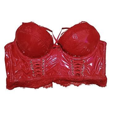 🔥 Lakirani crveni body / korsetski top – čipka & push-up POTPUNO na lalafo.rs — 1 🔥 Lakirani crveni body / korsetski top – čipka & push-up POTPUNO — 1