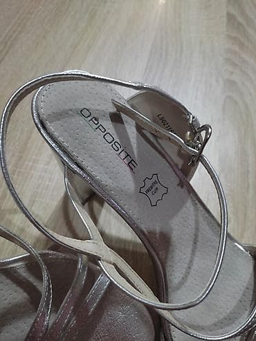 NOVO!!! Prelepe sandale u srebrnoj boji, broj 40, ug 26 cm, visina na lalafo.rs — 3 NOVO!!! Prelepe sandale u srebrnoj boji, broj 40, ug 26 cm, visina — 3