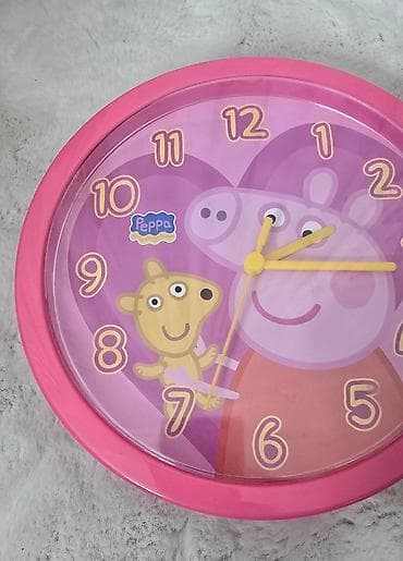 PEPPA PIG veliki zidni sat za devojčice za dečiju sobu. Moze se at lalafo.rs — 2 PEPPA PIG veliki zidni sat za devojčice za dečiju sobu. Moze se — 2