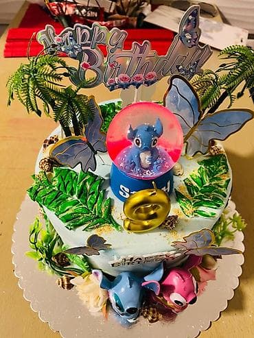 Tematska rođendanska torta – “Stitch” - Okrugla torta dekorisana na lalafo.rs — 2 Tematska rođendanska torta – “Stitch” - Okrugla torta dekorisana — 2