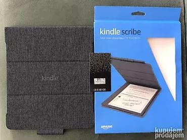 Amazon Kindle Scribe Fabric Folio Cover - Black/Grey ORIGINAL na lalafo.rs — 1 Amazon Kindle Scribe Fabric Folio Cover - Black/Grey ORIGINAL — 1