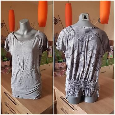 Nine Streets majica, veličina S-M - Boja: siva - Kroj: kratki rukavi na lalafo.rs — 2 Nine Streets majica, veličina S-M - Boja: siva - Kroj: kratki rukavi — 2