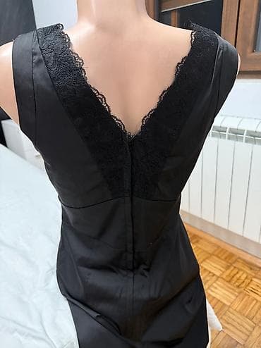 H&M crna haljina, perfektna, vel 38 na lalafo.rs — 3 H&M crna haljina, perfektna, vel 38 — 3